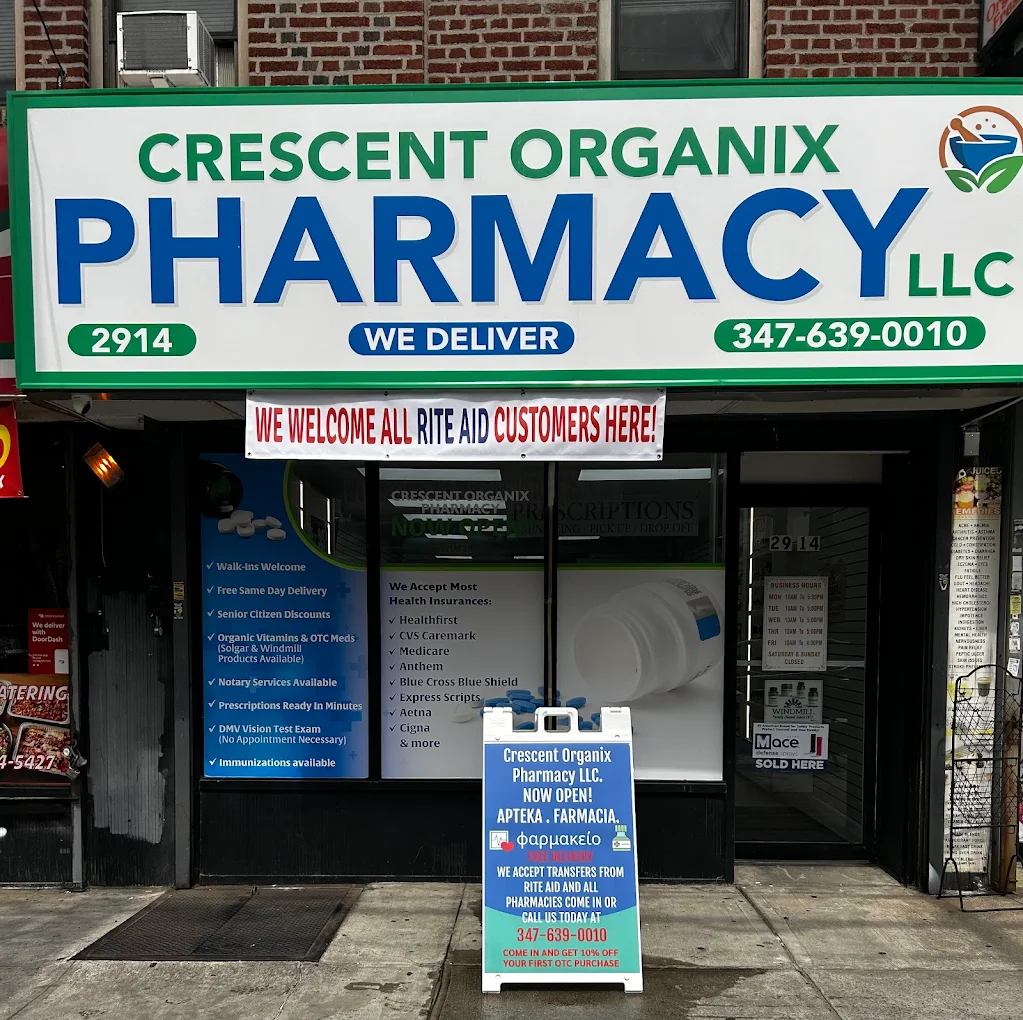Crescent Organix Pharmacy Storefront